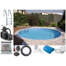 Swimmingpool, GRE, rund Ø4,2 H1,5 komplet m. teknik - PoolOasen