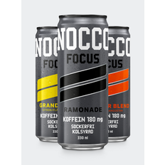 NOCCO FOCUS Mixflak 24-pack, 180mg koffein - sockerfri funktionsdryck