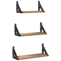 Vägghyllset 3 pcs artisan ek 37 x 12 x 13 cm Konstruerat trä