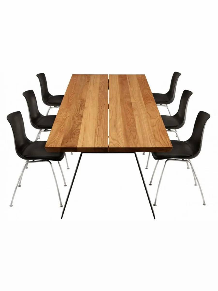 Plank Spisebord fra Naver Collection Tillægsplade 50 x 100 cm / Ask / Sæbebehandlet - Jacobsen Plus