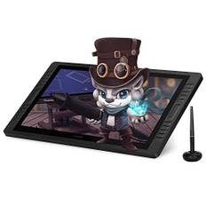 HUION Kamvas Pro 22 Grafiktablett mit Display, 21,5 Zoll Grafikzeichnungsmonitor mit vollständig laminiertem Blendschutz, 120% sRGB, Reaktionszeit von 8ms, Stift-Display mit verstellbarem Standfuß