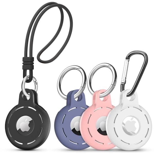 Skyddsfodral i silikon för Apple AirTag Tracker MultiColor 4-Pack