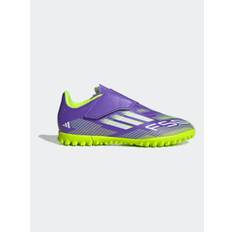 adidas adidas Purple/White Kids F50 Club Hook and Loop Firm/Multi Ground Boots