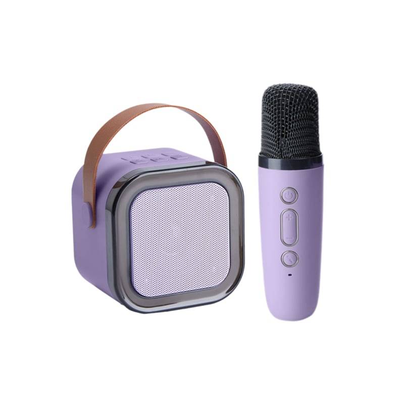 SingBuddy – Trådlös Karaoke Set för Barn - Lila / Enkel mikrofon