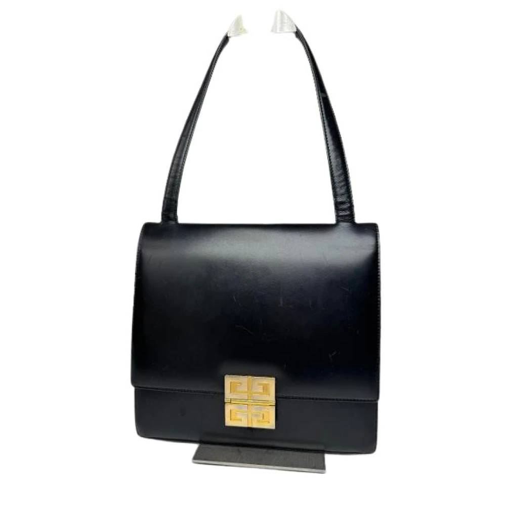 Givenchy Pre-owned Pre-owned Læder Håndtaske - Vintage - Dame - Sort - ONE SIZE - Læder