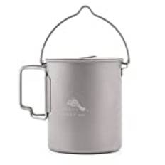 TOAKS Titanium Camping Pot Cup(375ml, 450ml, 550ml, 650ml, 750ml, 800ml, 900ml) … (750ml[POT-750-BH])