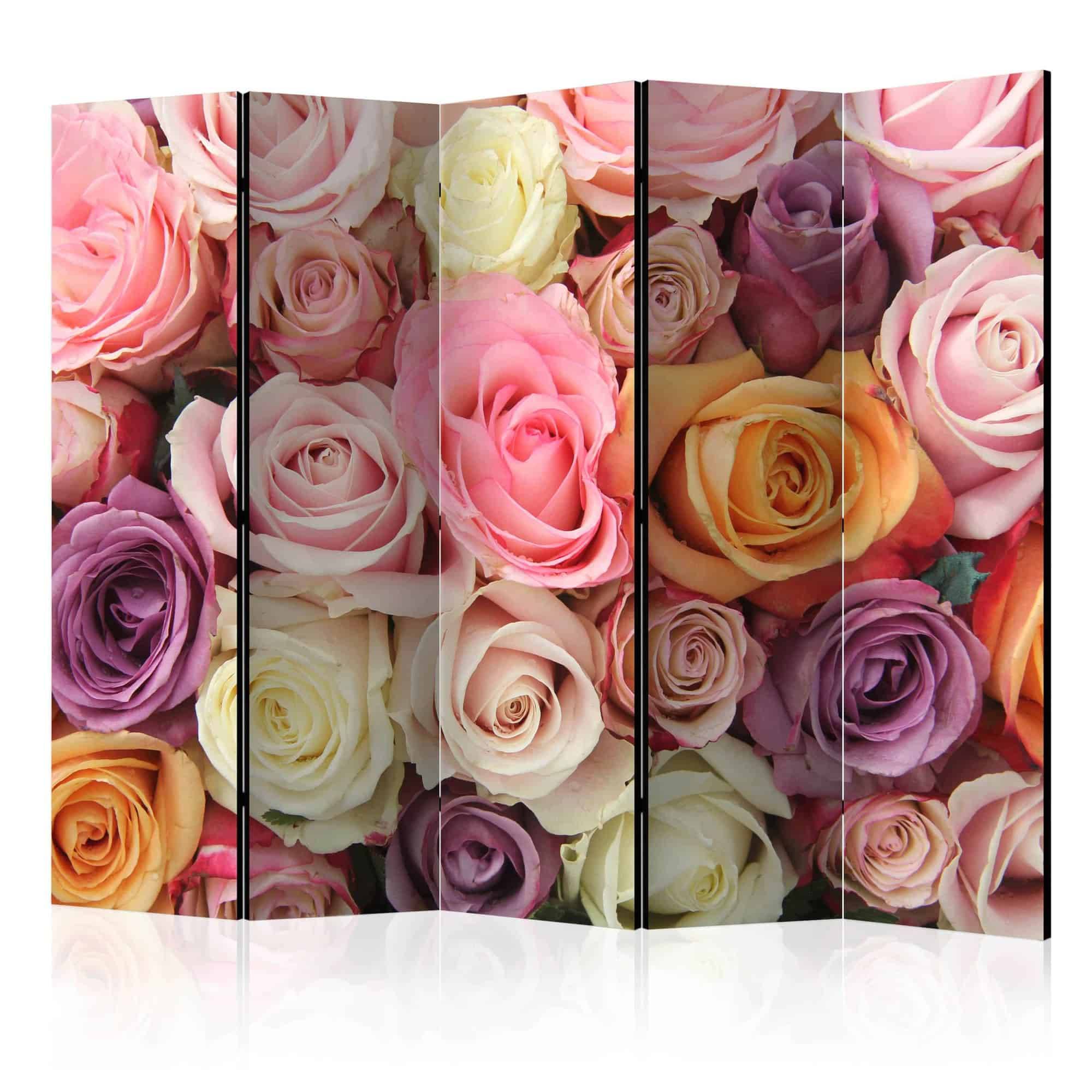 Skærmvæg Pastel roses II