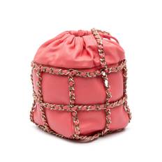 Chanel Vintage Chanel Bucket Bag Stl. - Chanel Vintage Från Magasin - Pink (L 18cm x W 12cm x D 12cm)