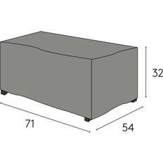 Hillerstorp Möbelskydd till Kungshult fotpall 71 x 54 x 32 cm jalkapalloon
