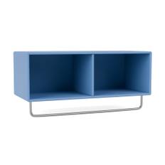 Montana - Coat Shelf With Clothes Rack - Azure - Hatthyllor och skohyllor - Peter J. Lassen - Blå