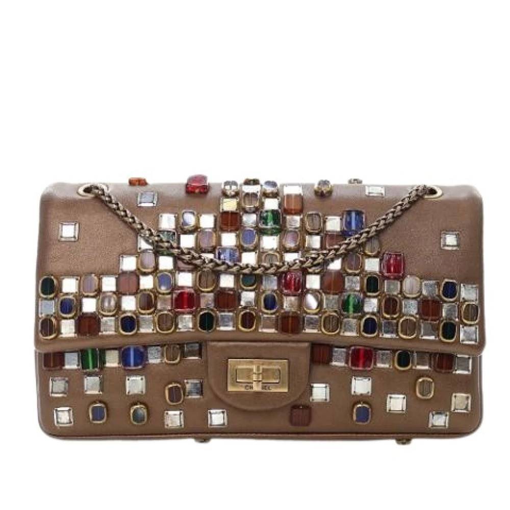Chanel Vintage Pre-owned Reissue Flap - Vintage - Dame - Brun - ONE SIZE - Uld