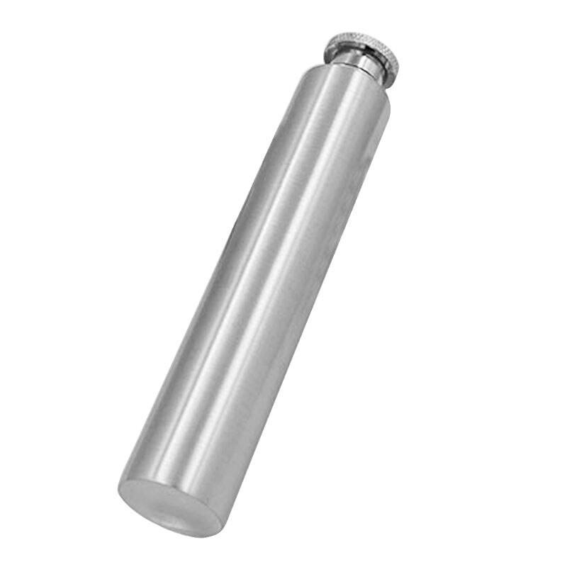 Mini bärbar flaska i rostfritt stål sprit alkohol whisky vinkanna med tratt flaska förvaringsverktyg drinkware stick - Tråddragningskruka