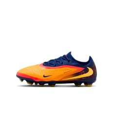 Nike Jr. Phantom 6 Low Pro "Erling Haaland"-fodboldstøvler til flere typer underlag til større børn - Orange
