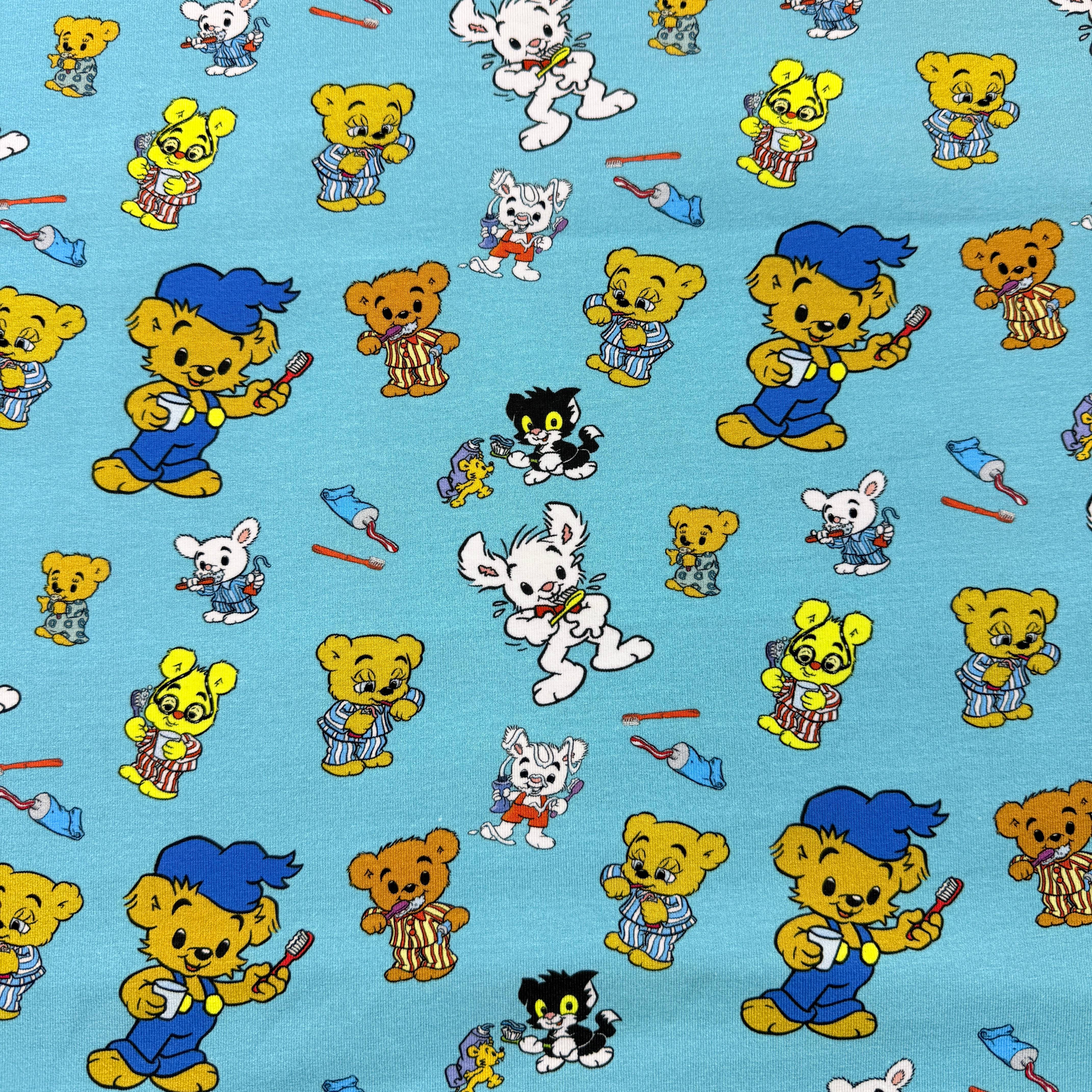 Borsta tänderna, turkos - Bamse By ZannaZ