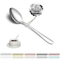 Kyraton Teskedar 12 delar 14 cm rostfritt stål Teskedar, dessertskedar,gyllene teskedar,skedar silverbestick