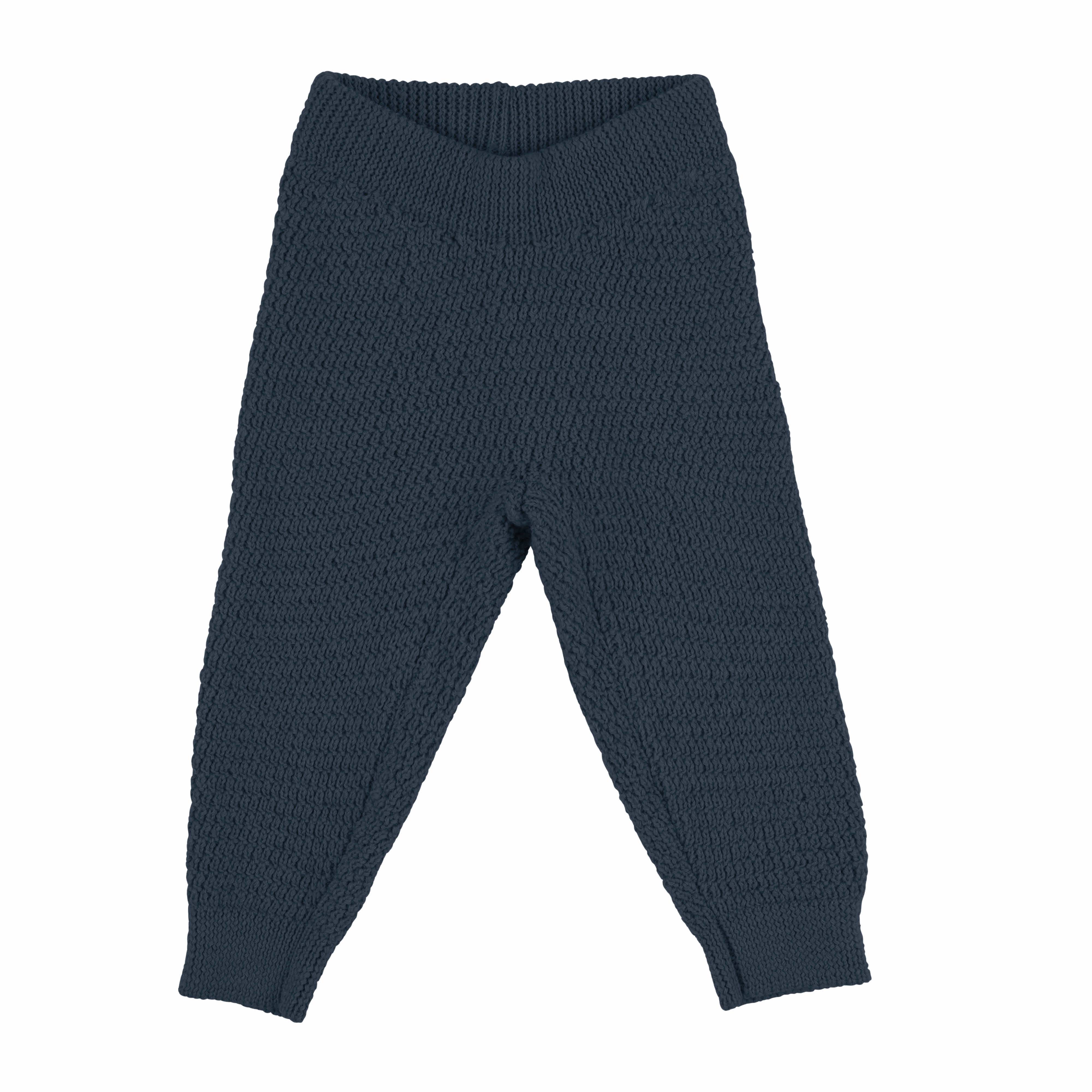 Voksi Wool Pants Honeycomb Poppy Blue-98/104 | Voksi