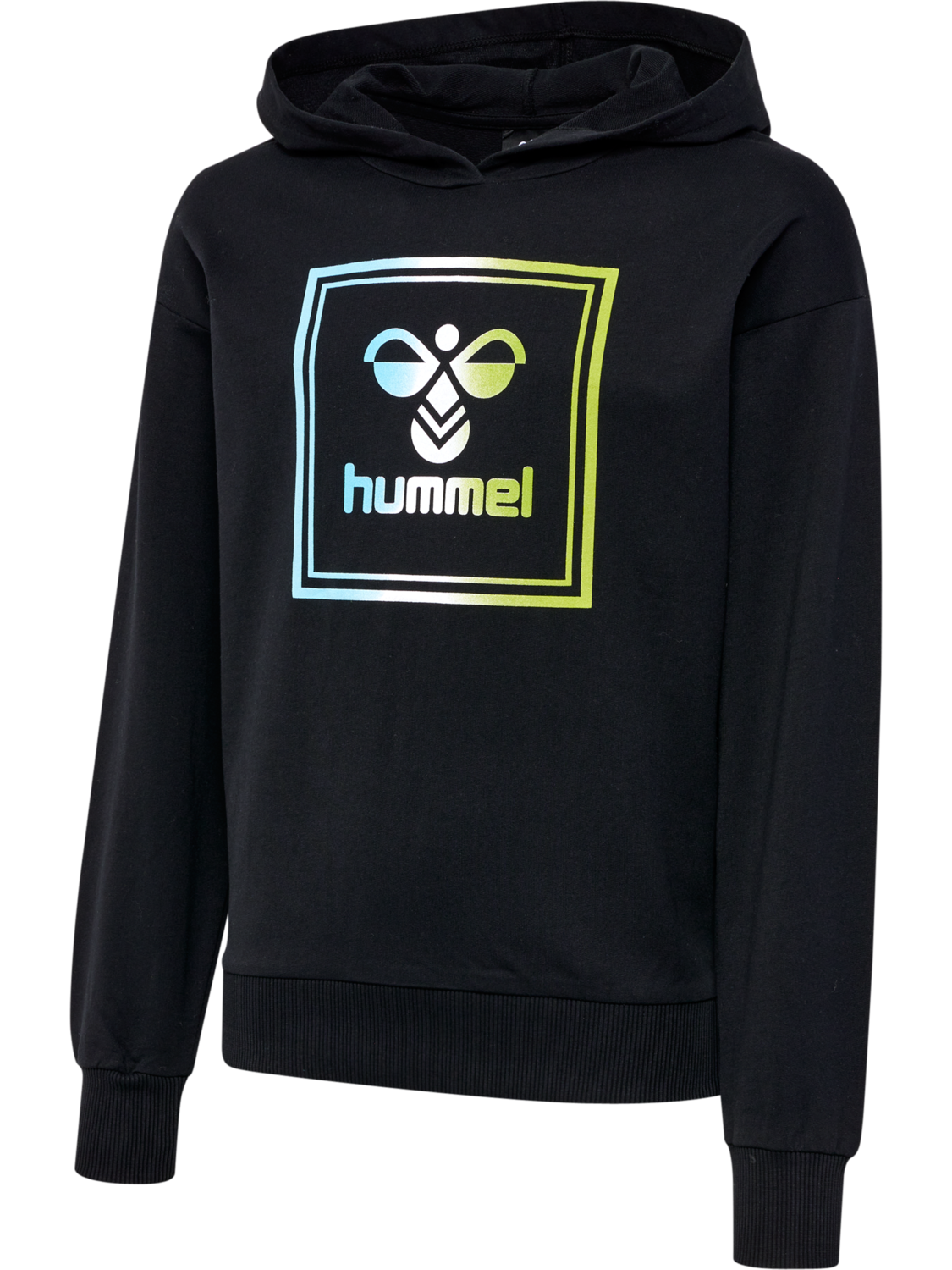 Hummel - Leiden Hoodie | Blå | Hoodie | Børn | Pige | Str: 104 - Hurtig levering 1-2 hverdage