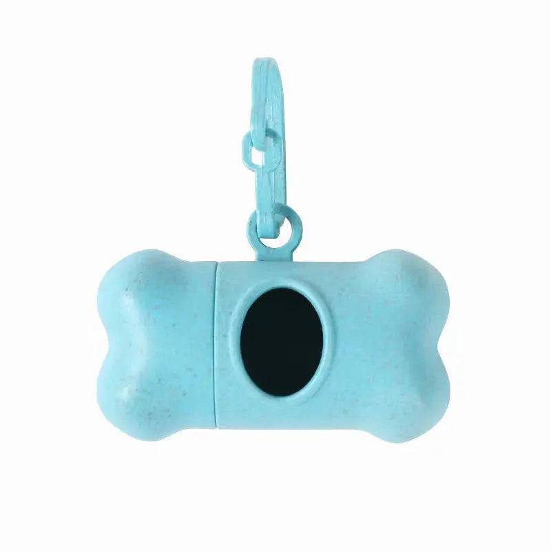 Dog Poop Bag Dispenser with Waste Bags - Blue