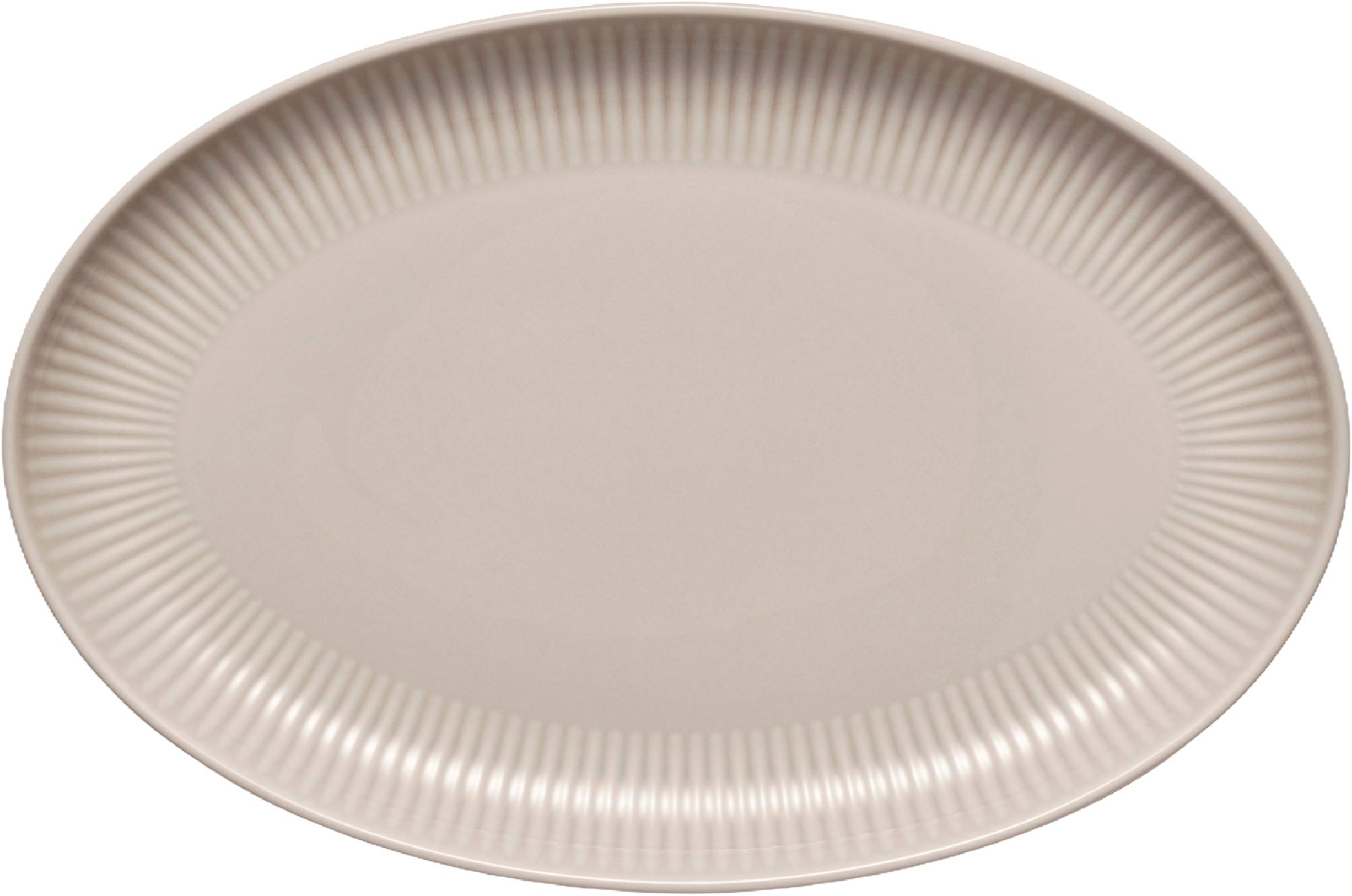 Eva Trio Legio Nova Palette Oval Coupe Tallerken 24,5 cm Beige - 4 Middagstallrikar Från Magasin (4)