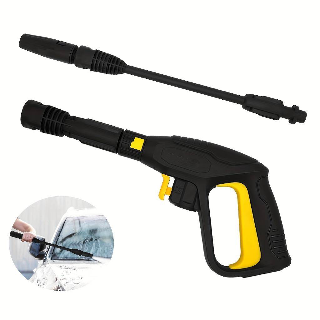 2100 PSI Pistolgreppssats, Pistolgrepp med roterande lans, Högtryckspistol för Karcher Quick Hose System K2 K3 K4 K5 K7 svart