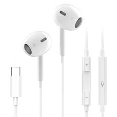 with iPhone wired deep HIFI sound with clear compatible with all interface including [Compatible 16/15 series] Type-C earphones, earphones, bass, vit
