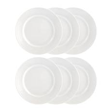 Rörstrand Swedish Grace tallrik 21 cm, 6-pack snö (vit) snö (vit)