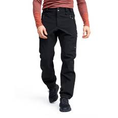 RevolutionRace Cyclone 3L Shell Pants für Herren, wasserdichte Hose mit Recco-Reflektoren zum Wandern, Black, XL