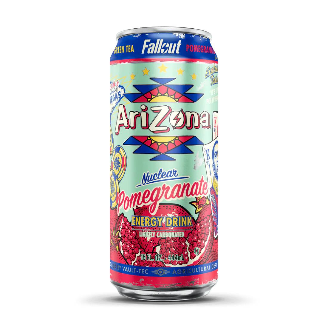 Arizona x Fallout Energy Drink - Nuclear Pomegranate 444ml