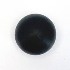 Tpe lacrosse ball fitness avlasta gym triggerpunkt massage boll träning fascia hockey boll - Svart