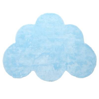 Barnmatta - Aranga Super Soft Cloud (ljusblå) (Storlek: Ø 120 cm)