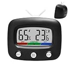 Hygrometer Indoor Humidity, Humidity Gauge For Home, Digital Hygrometer Temperature Gauge, Room Temperature Humidity Meter, Indoor Climate Monitor, TV Shape Hygrometer, Household Humidity Meter, Tempe