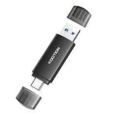 KOOTION USB Stick 256GB, USB C 256G Stick OTG 3.0 Speicherstick 2-in-1 USB 256G Flash Laufwerk Foto Type C Flash Drive 256 Gbyte für PC/Laptop, Typ-C Handy