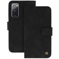 Fodral Samsung Galaxy S20 FE Mocca Eko Läder Fancy Svart