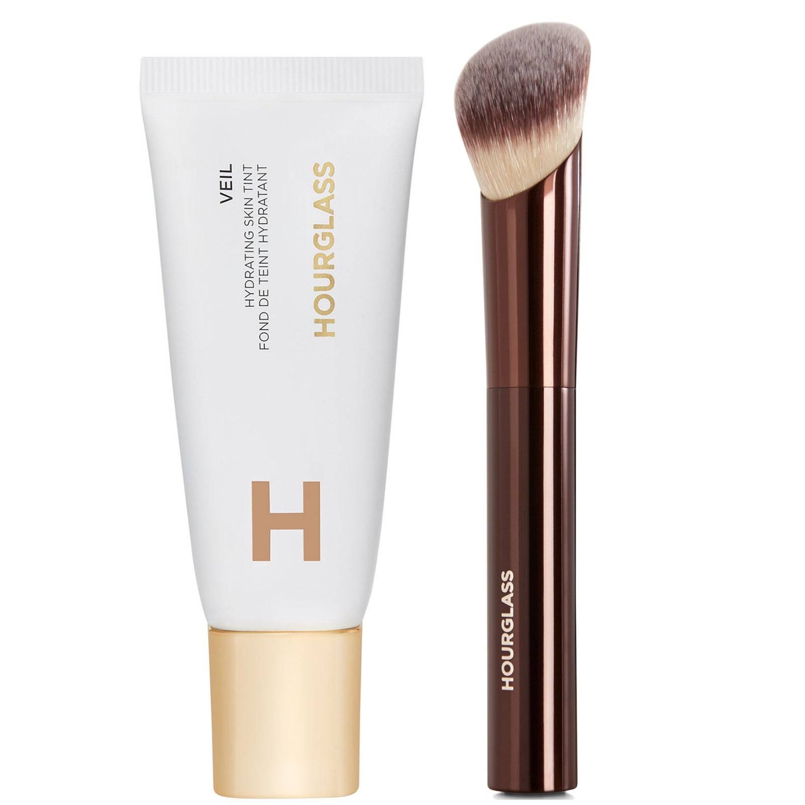 Hourglass Hydrating Skin Tint and Soft Glow Foundation Brush Bundle 35ml (Various Shades) - 10