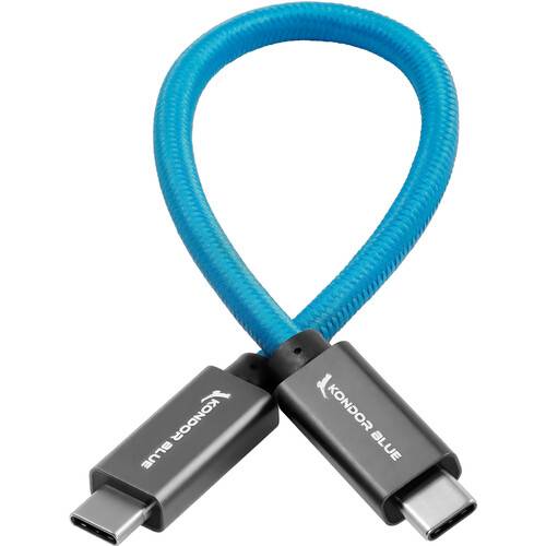 Kondor Blue USB-C 3.1 Gen 2 Cable 21cm