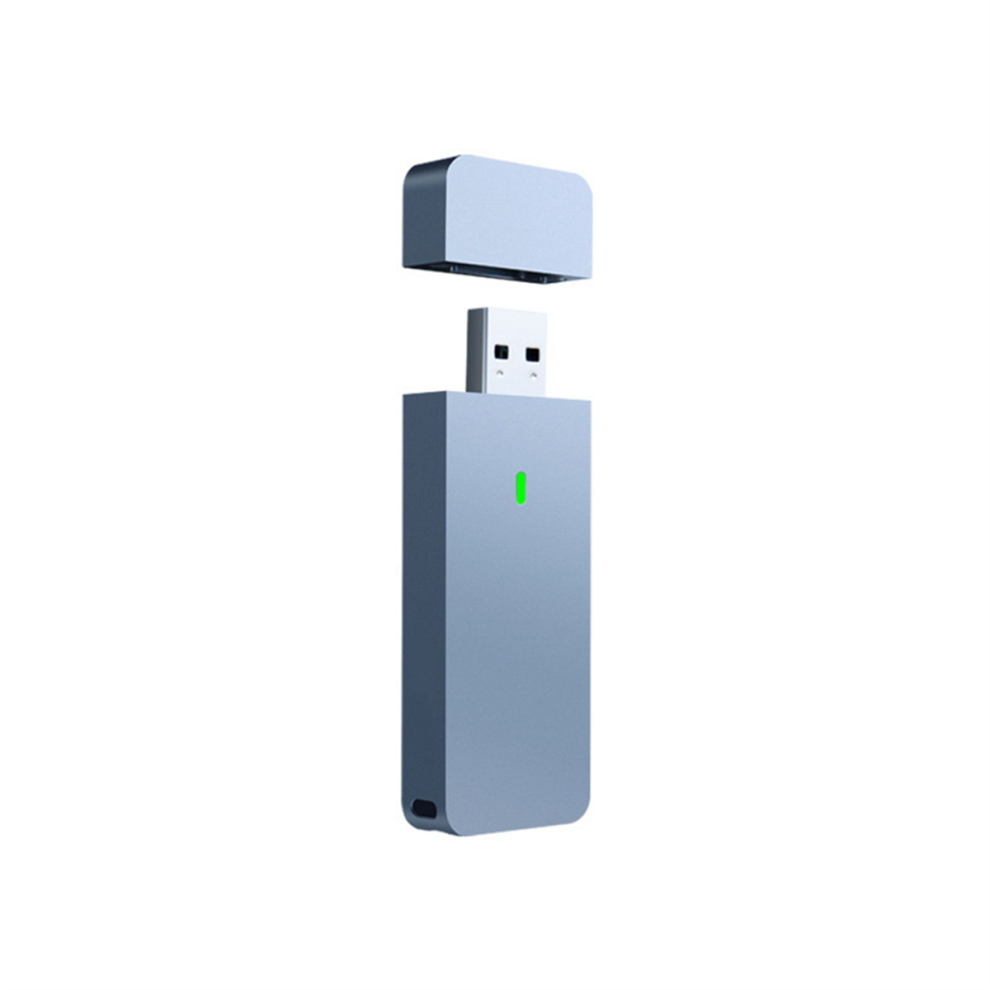 M.2 NVMe 2230 2242 SSD-kabinet USB-adapter Sølvgrå