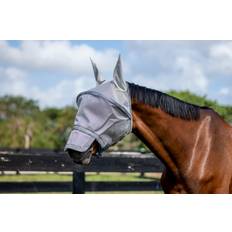 Horseware Rambo Fluemaske Plus - Sølv, Titanium Grå & Sølv (Cob)