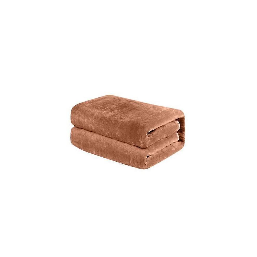 (180x150CM, Brown Dual control) Electric Heated Throw Blanket Cozytek 9 Heat Settings Fleece
