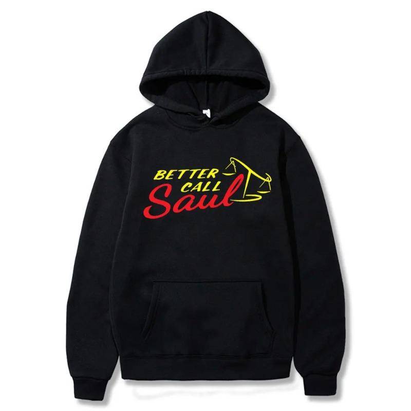 TV-serie Breaking Bad Huvtröjor Män Kvinnor Pullover Better Call Saul Logotryckta Sweatshirts Oversized Rundhals Huvtröjor & Sweatshirts Unisex cm whi