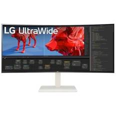 38" LG 38WR85QC-W, Curved IPS 3840x1600, 1 ms, 144Hz G-Sync, 2300R, HDR600, 2xHDMI/DP/USB-C 90W, LAN, högtalare, USB 3.0-hubb