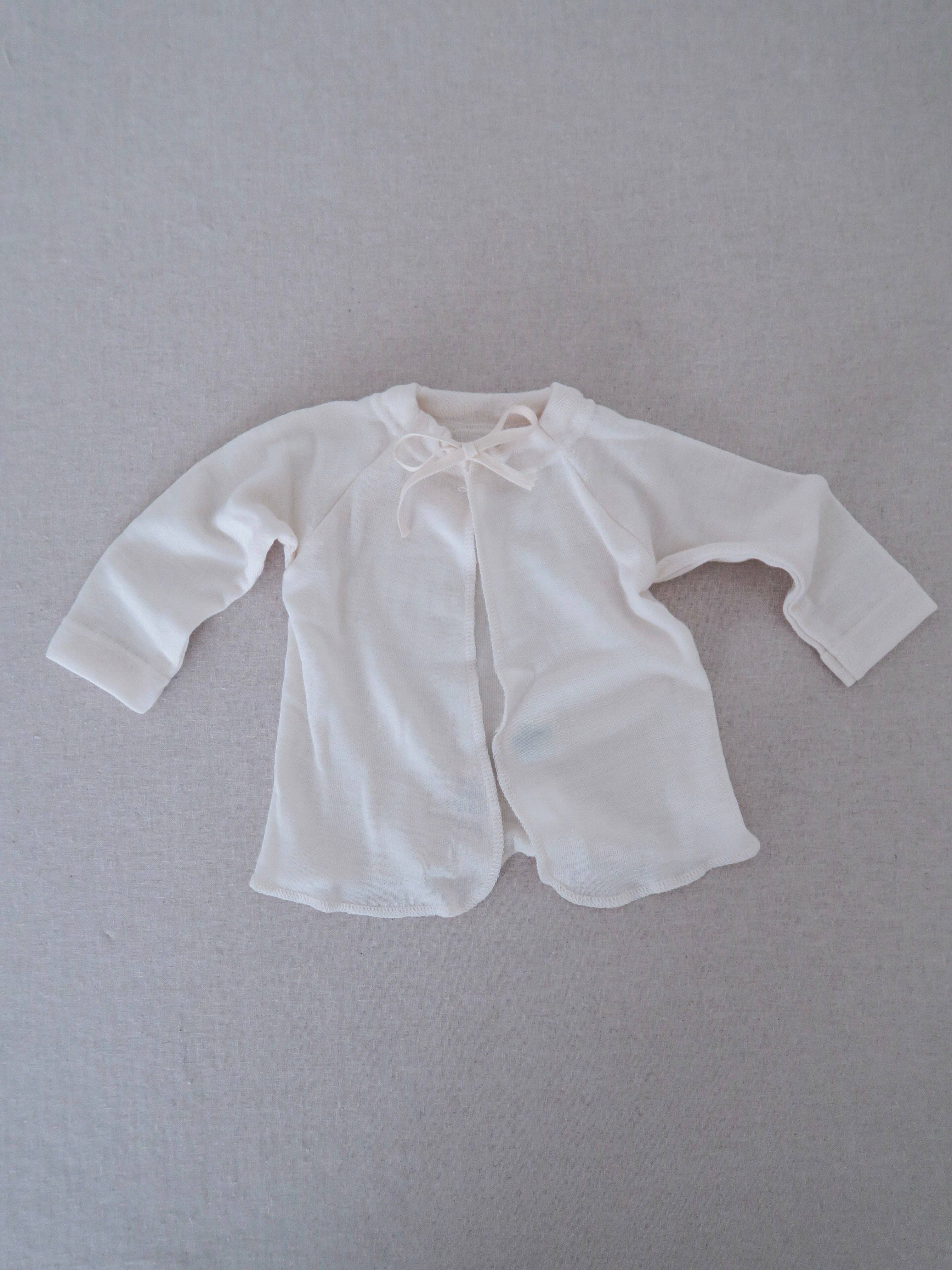 Cosilana - Uld/silke bluse - Natur - 62/68