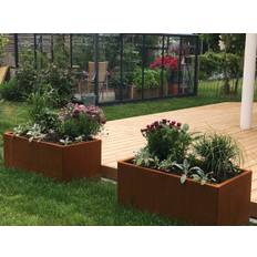 Kapilærkasse skjuler / Blomsterkumme - Corten stål