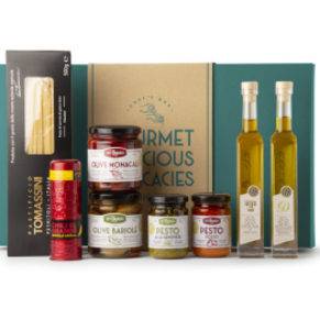 Gourmetlåda italienska delikatesser, Företagsgåvor