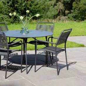 Mandalay Pure & Verona SunLoom Havesæt Ø120 - Antracit