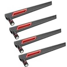 4st SMA Rundstrålande EX6200 AC15 AC3200 AC66U Routerbytesantenn Nätverksantenner Wifi-antenn Passar för RT 8209;AC68U Wifi Asus