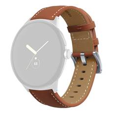 Læder Rem til Google Pixel Watch 2/3 41mm - Brun