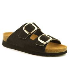 Scholl Ilary 2 Straps Fur - Black - Strl 42