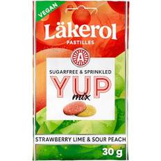 Halstabletter Yup Jordgubb Lime & Sur Persika Sockerfri
