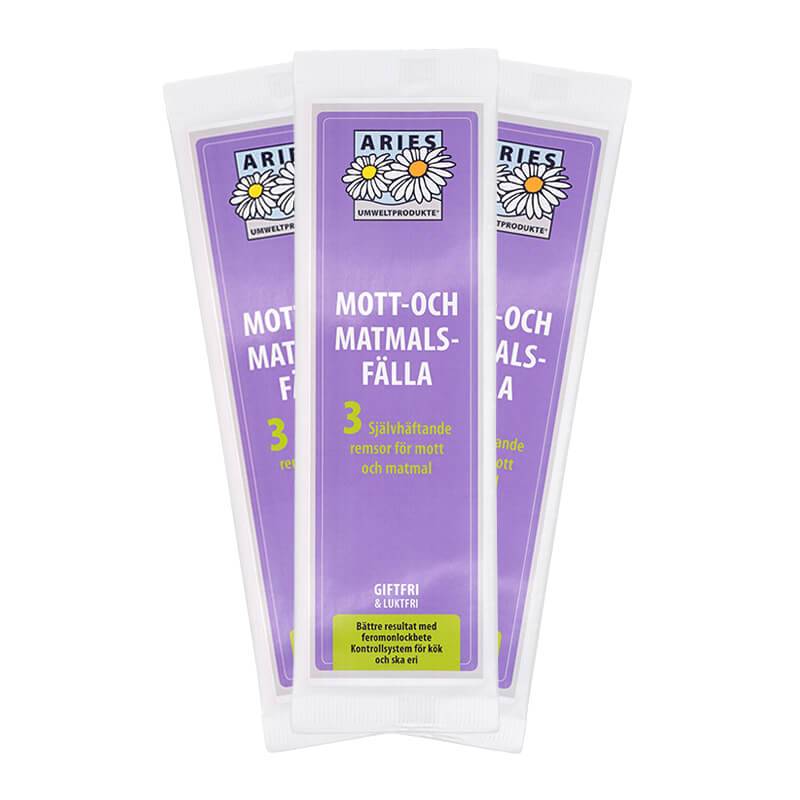 Storpack | 3 st Matmalsfälla 3-pack | Mottlock®