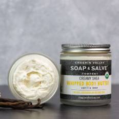 Whipped Body Butter Vanilla Bean: ansigt krop hænder, tør revnet irriteret og moden hud